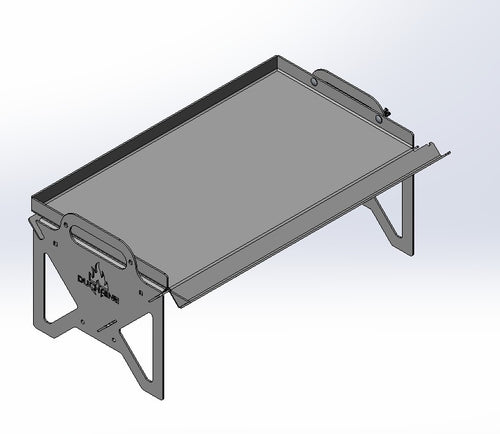 Steel griddle (plancha) (24" x 13")