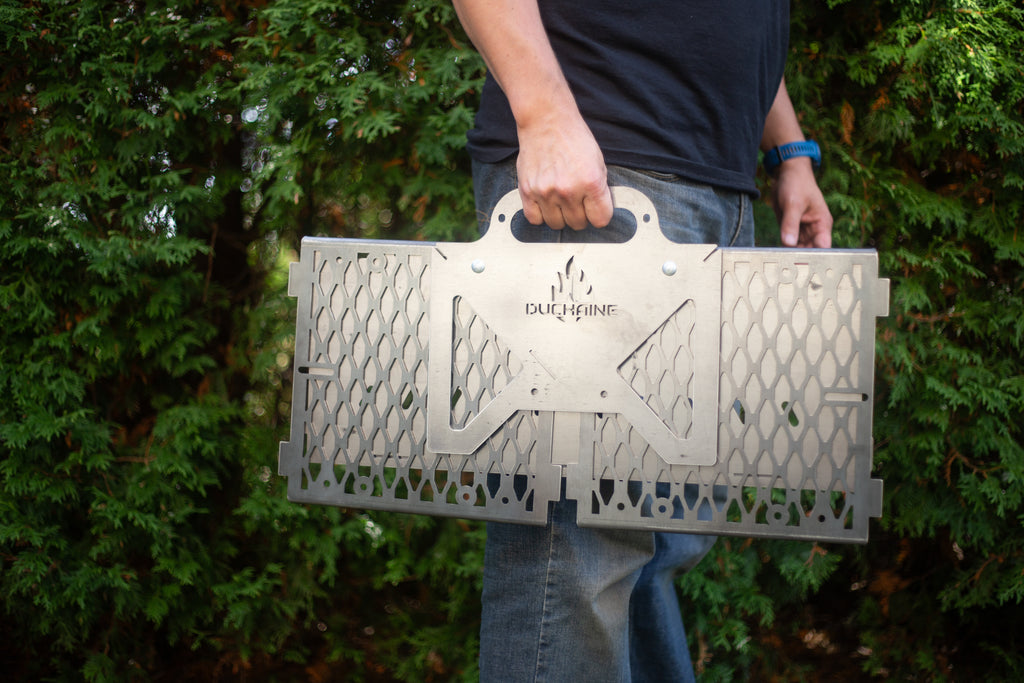 L'AVENTURIER_Grill portable au charbon de bois (30cm x 60cm)